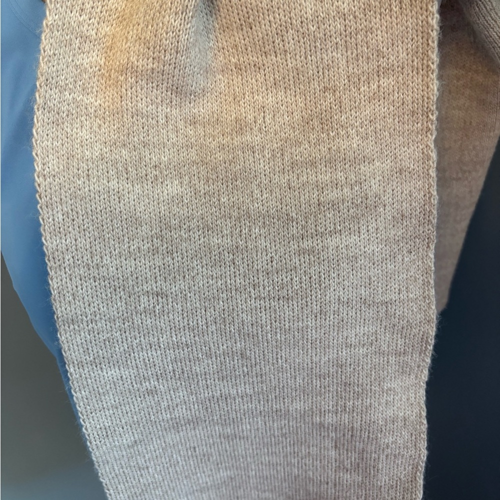 Prada Light Beige Wool Scarf - Picture 3 of 4
